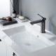 Смеситель для раковины Shevanik S4301T, оружейная сталь