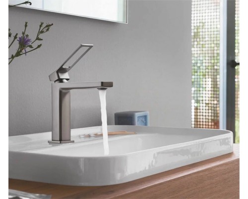 Смеситель для раковины Shevanik S6901T, оружейная сталь
