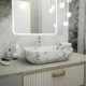 Раковина чаша Maretti FL13NS66-740MR, белый мрамор