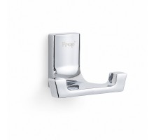 Крючок для ванной комнаты двойной FRAP F30605-2, хром