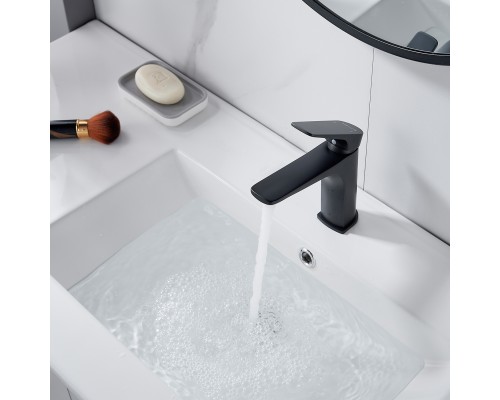 Смеситель для раковины Shevanik S4201H, черный