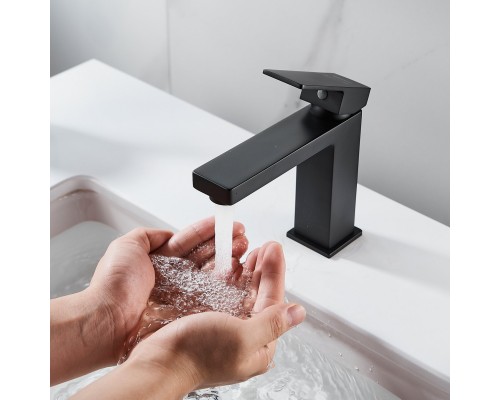 Смеситель для раковины Shevanik S9601H, черный