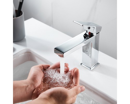 Смеситель для раковины Shevanik S9601, хром
