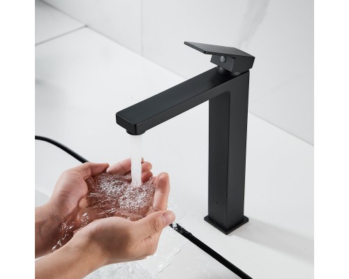 Смеситель для раковины Shevanik S9611H, черный