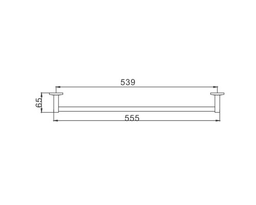 Полотенцедержатель FRAP F3301, хром