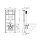 Инсталляция для подвесного унитаза Maretti AC11P5211, без клавиши
