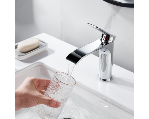Смеситель для раковины Shevanik S4101, хром