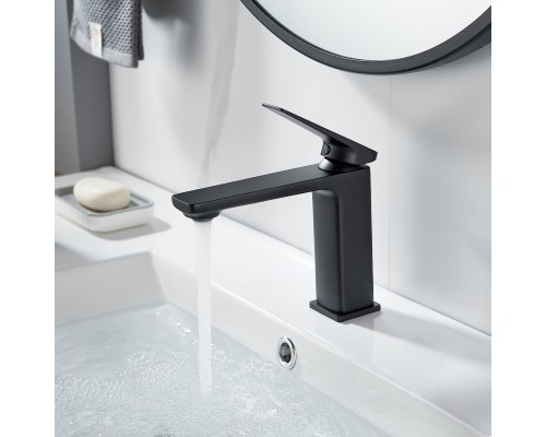 Смеситель для раковины Shevanik S8901H-1, черный