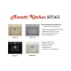 Кухонная мойка Maretti Китчен KT565-GR, серый