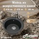 Кухонная мойка Maretti Китчен MR475-BL, черный