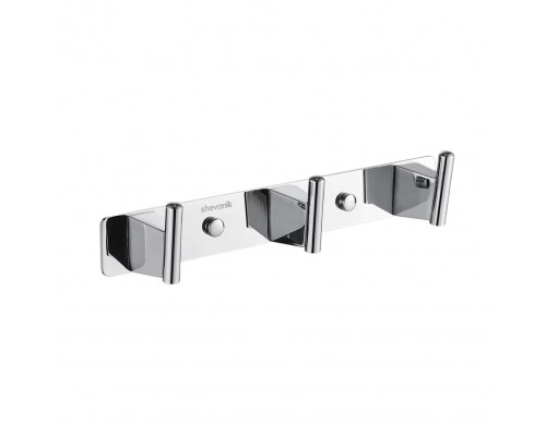 Планка с 3 крючками Shevanik SG5731, хром