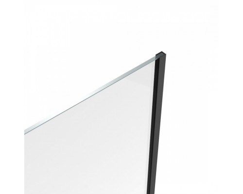 Шторка на ванну 60x140 Maretti Project Black PB41F6014099, черный профиль