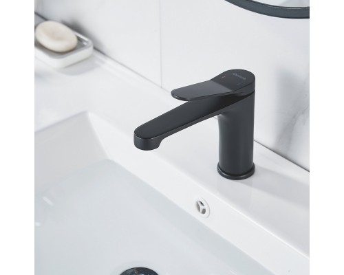 Смеситель для раковины Shevanik S6201H, черный