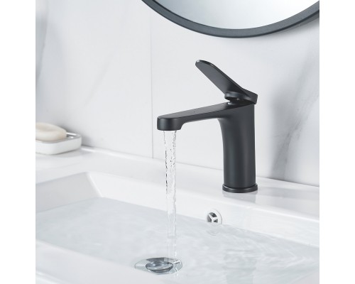 Смеситель для раковины Shevanik S6201H, черный