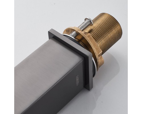 Смеситель для раковины Shevanik S7011T, оружейная сталь