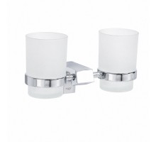 Стакан для ванной двойной FRAP F30608, хром