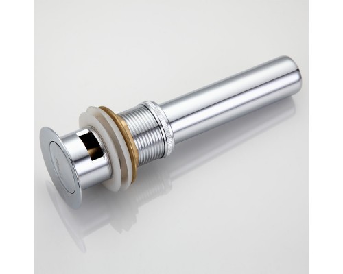 Донный клапан с переливом Frap F66-2, хром