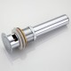 Донный клапан с переливом Frap F66-2, хром