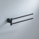 Полотенцедержатель поворотный двойной Shevanik SG5707H, черный
