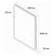 Зеркало Maretti Ритта RI145060K13EL 50x60 см