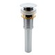 Донный клапан с переливом Frap F65-2, хром