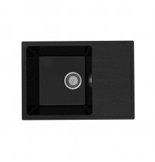 Кухонная мойка Practik PR-M-600-004 (без сифона), черный оникс