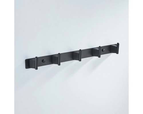 Планка с 5 крючками Shevanik SG5751H, черный