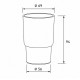 Стакан для ванной FRAP F752, белый