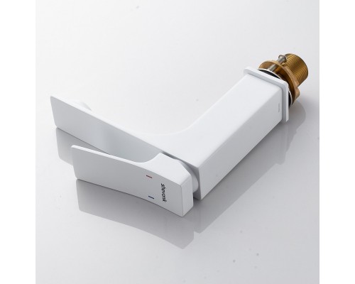 Смеситель для раковины Shevanik S6101C, белый
