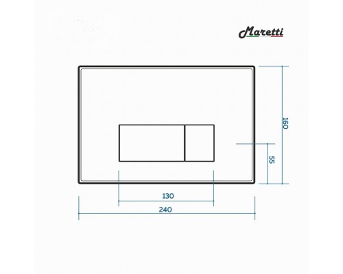Комплект Maretti 3 в 1: унитаз EA10PBM73-844, инсталляция AC11P5211, кнопка AC12SF-740