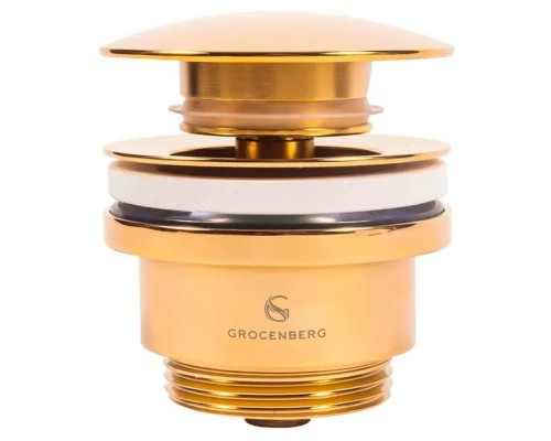 Донный клапан для раковины Grocenberg GB106GO, золото