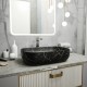 Раковина чаша Maretti FL13NS66-560MR, черный мрамор