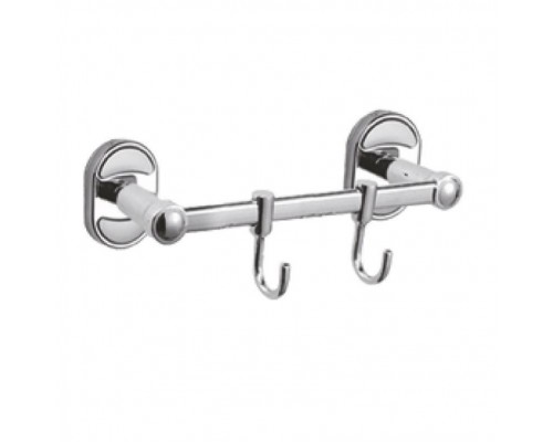 Планка с крючками для полотенец D-Lin D289700-2, хром