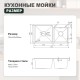 Кухонная мойка Splenka S706.7843.09, графит