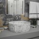 Раковина чаша Maretti EA13NS10-740MR, белый мрамор