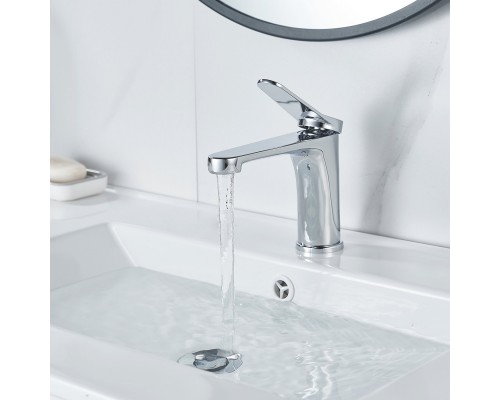 Смеситель для раковины Shevanik S6201, хром
