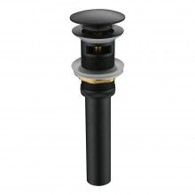 Донный клапан для раковины с переливом Maretti AC19P11560, черный