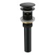 Донный клапан для раковины с переливом Maretti AC19P11560, черный