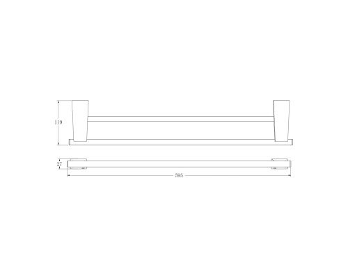 Полотенцедержатель BELZ B91409, черный