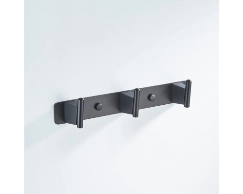 Планка с 3 крючками Shevanik SG5731H, черный
