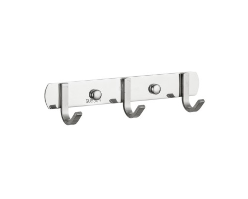 Планка с крючками FRUD R202-3, хром
