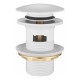 Донный клапан с переливом BELZ BX01-8, белый