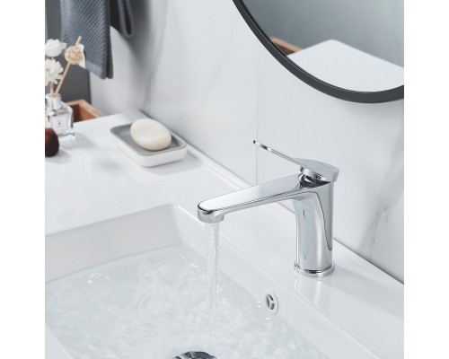 Смеситель для раковины Shevanik S6201, хром