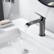 Смеситель для раковины Shevanik S4101T, оружейная сталь