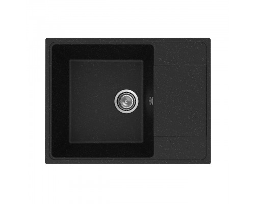 Кухонная мойка Practik PR-M-650-004 (без сифона), черный оникс