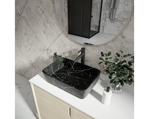 Раковина чаша Maretti UM13NS03-560MR, черный мрамор