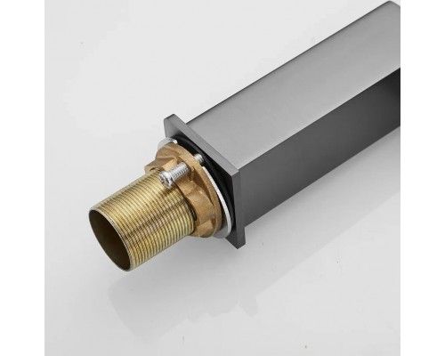Смеситель для раковины Shevanik S6801T, оружейная сталь
