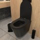 Унитаз подвесной Maretti Флоренция безободковый с микролифтом, FL10PBM97-560, черный