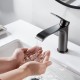 Смеситель для раковины Shevanik S4101T, оружейная сталь