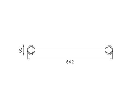Полотенцедержатель FRAP F1501-1, хром